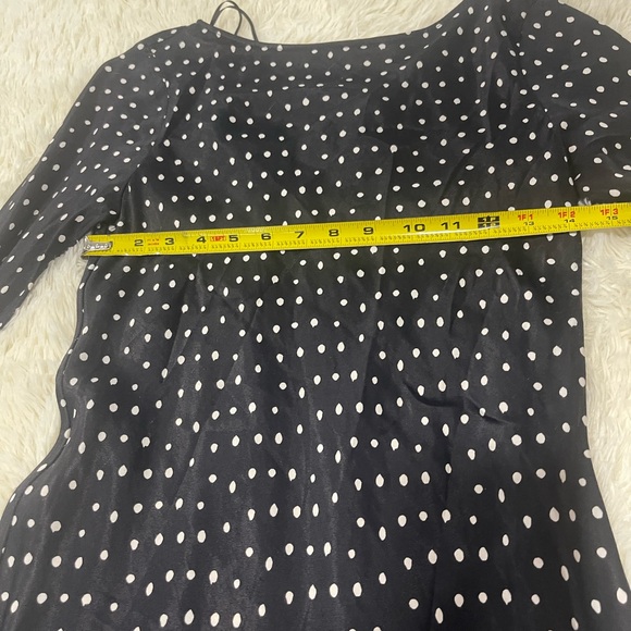 Zara Black and White Polka Dot Dress - Picture 7 of 9